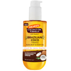 Palmer's Brazilian Cocoa Firming Body Oil, Coconut Oil Formula (6.5 Fl Oz) | Helps with Skin Tightening & Firming of Bum, Bust & Belly with Vitamin E, Provides 48hr Moisture, Dermatologist Approved