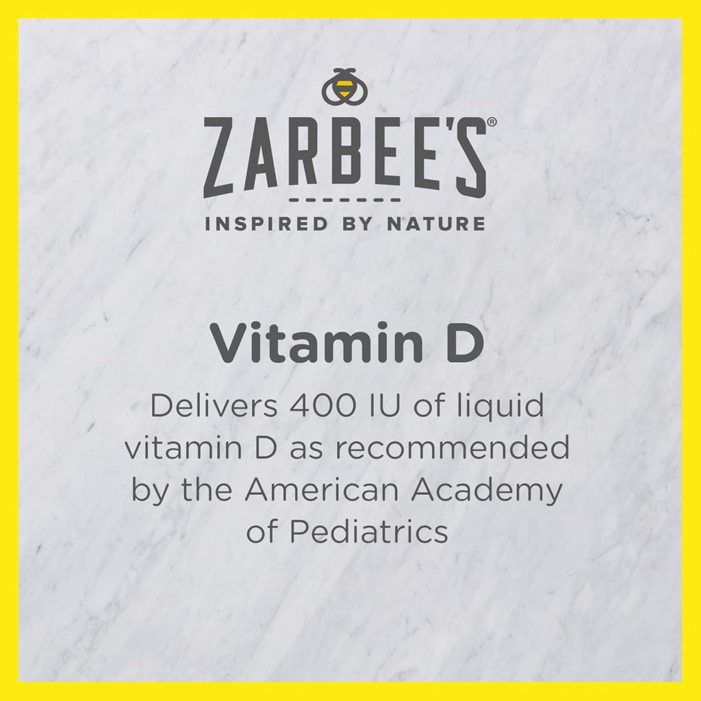 Buy now Zarbee's Vitamin D Drops for Infants, 400IU (10mcg) Baby & Toddler Liquid Supplement, Newborn & Up, Dropper Syringe Included, 0.47 Fl Oz at indiglob india