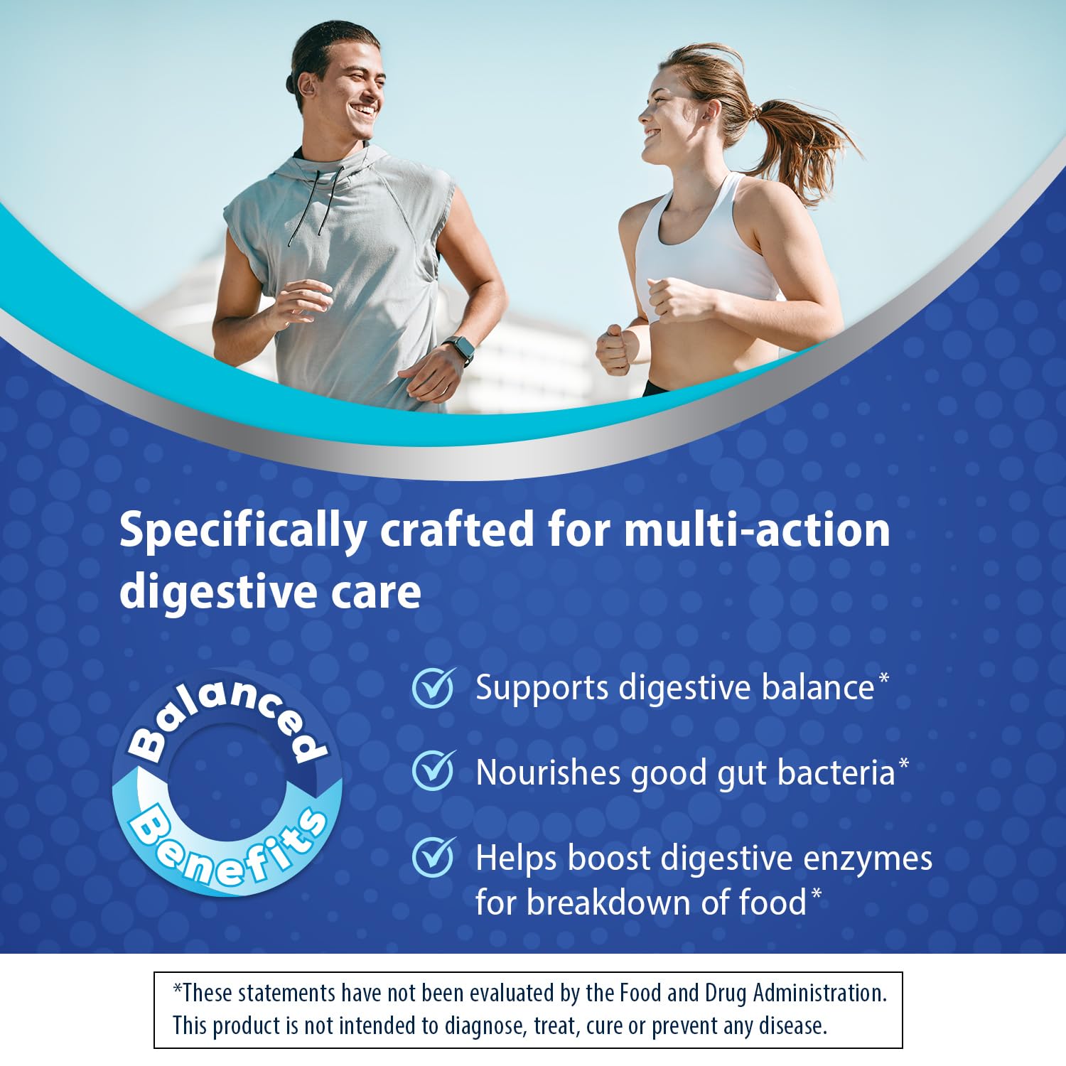 Florastor Prebiotic and Probiotic Gummies with Vitamin B12, 56 Gummies | Digestive and Metabolic Support Blend for Multi-Action Care, Probiotic Gummies for Women and Men