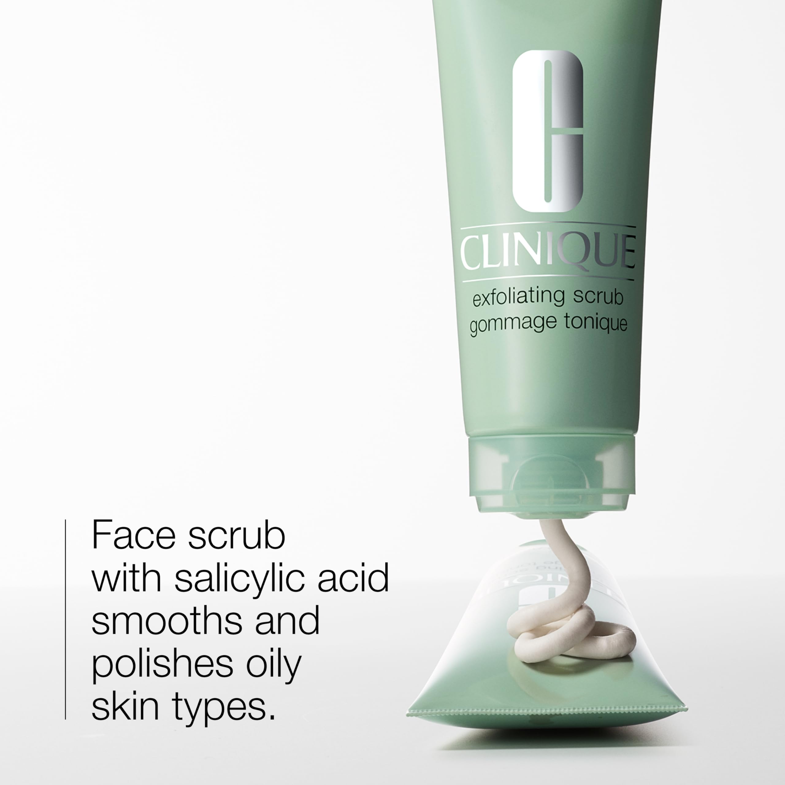 Buy now Clinique Exfoliating Face Scrub With Salicylic Acid For Oily Skin Types | Refreshing + Refining, 3.4 Fl Oz at indiglob india