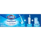 Buy now CLOROX ToiletWand Toilet Bowl Cleaner- Toilet Brush, Storage Caddy and 16 Disinfecting Refill Heads at indiglob india