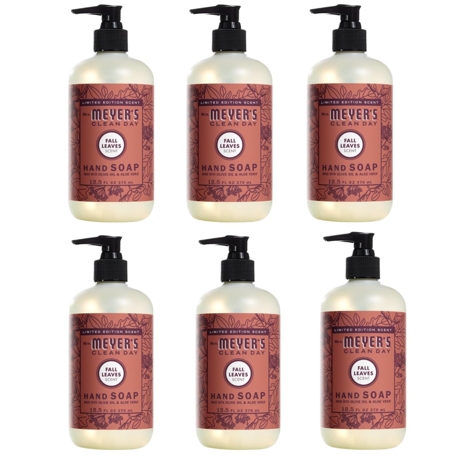 Buy now Mrs. MEYER'S Liquid Hand Soap, Cruelty Free Lemon Verbena Scent, 12.5 oz (Pack of 3) at indiglob india