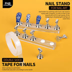 FANDAMEI Nail Art Tools, Nail Stuff, Nail Supplies, Nail Stand, Nail Brush | Nail Art Brushes, Nail Dotting Tool, Nail Stand For Press Ons, Nail Holder For Painting Nails, Nail Tools, Nail Design Tools