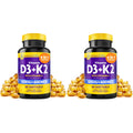 InnovixLabs D3 K2 Vitamin 5000 IU Supplement with Vitamin A (60 Softgels) (Pack of 2)