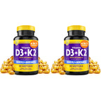 InnovixLabs D3 K2 Vitamin 5000 IU Supplement with Vitamin A (60 Softgels) (Pack of 2)