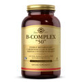 Solgar B-Complex 50", 250 Vegetable Capsules - Energy Metabolism | Cardiovascular Support, Nervous System Support - Non-GMO, Vegan, Gluten Free, Dairy Free, Kosher - 250 Servings