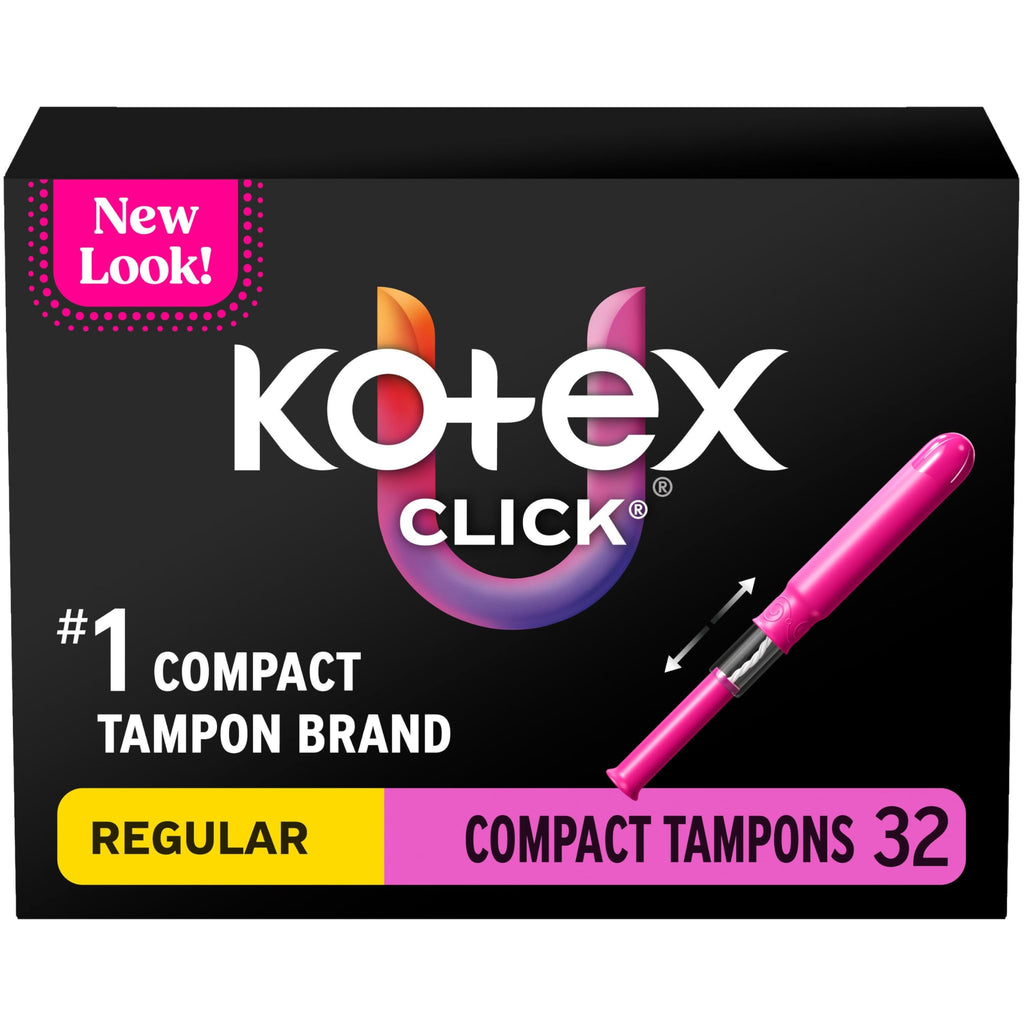 Buy now U by Kotex Tampons, Click Compact, Super Plus Absorbency, Unscented, 45 Count at indiglob india