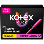 Buy now U by Kotex Tampons, Click Compact, Super Plus Absorbency, Unscented, 45 Count at indiglob india