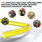 Hipa Gas Fuel Line Hose Tubing for Small Engine Weedeater 4 Size 4 ft. Each