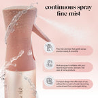 Buy now Kitsch Continuous Spray Bottle for Hair â€“ Fine Mist Water Mister & Water Spray Bottle â€“ Recycled Hair Spray Bottle â€“ Spray Bottles for Cleaning, Styling, Plants & More â€“ Terracotta, 150ml at indiglob india