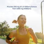 Puritan's Pride Premium Bilberry Fruit Extract 250mg, 180 Softgels
