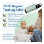 PLENNY Little Teethers Baby Teething Roller – 100% Organic Essential Oil Relief for Sore Gums, Fussiness & Sleep, Chamomile, Lavender, Frankincense – Safe 3 Months+, Made in USA, 10ml