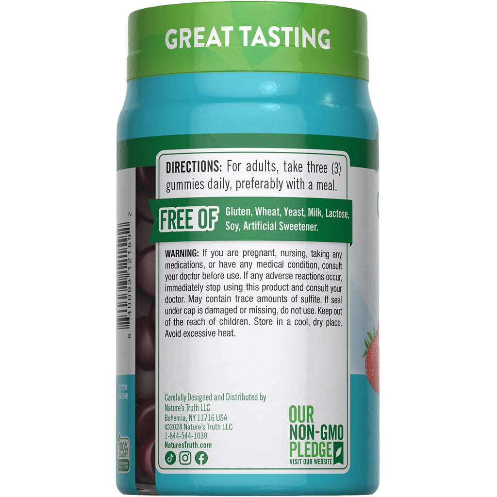 Nature's Truth Multi Collagen Gummies | Type I, II, III, V, X | 60 Count