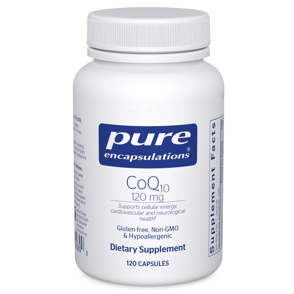 Pure Encapsulations CoQ10 120 mg, 30 Capsules | Coenzyme Q10 Supplement for Heart Health, Energy, Antioxidants, and Cardiovascular Health*