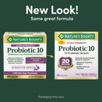 Nature's Bounty Probiotic 10 Daily Probiotic Supplement, 30 Capsules