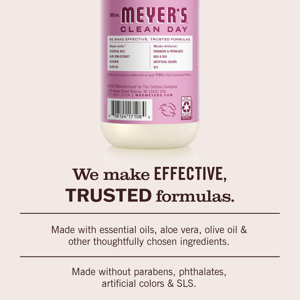 Buy now MRS. MEYER'S CLEAN DAY Hand Soap, Made with Essential Oils, Peony, 12.5 fl. oz at indiglob india