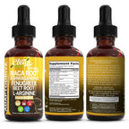 Clean Nutra Organic Maca Root Liquid Drops with Ashwagandha, Fenugreek, Beet Root and L-Arginine Liquid Multivitamin for Women and Men - Adapto Drive