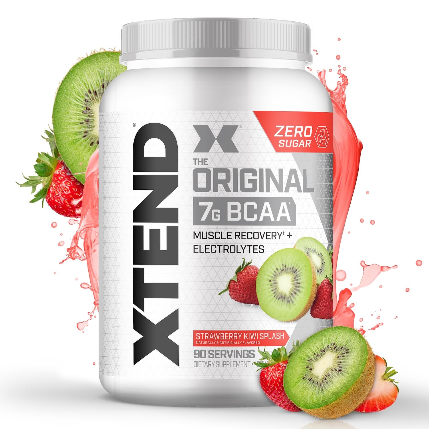 Buy now Xtend Original BCAA Powder 7g BCAA and 2.5g L-Glutamine, Sugar Free Post Workout Muscle Recovery Drink with Amino Acids for Men & Women, 30 Servings Strawberry Kiwi 2.58 Pound (Pack of 1) at indiglob india