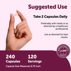 Micro Ingredients Pure Methylated Multivitamin for Women, 240 Capsules | 32-in-1 Formula with Vitamin B, C, D + Iron, Methylfolate & More | Supports Women 's Daily Wellness | Filler Free, Non-GMO