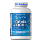 Puritan's Pride Daily Probiotic Acidophilus, 8 Month Supply, 250 Tablets