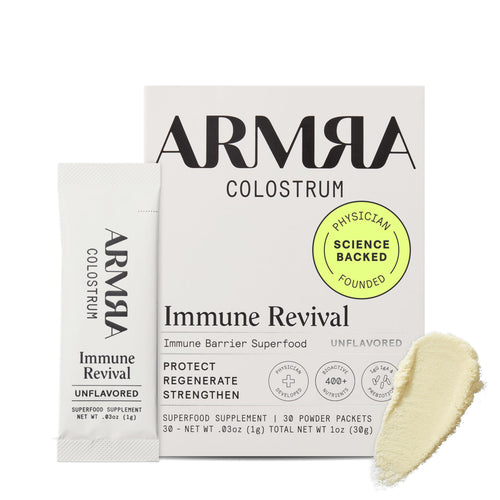 Buy now ARMRA Colostrum Powder | Unflavored | Gut Health & Bloating | Skin & Hair | Immunity | Keto, Gluten & Fat-Free | 30 Servings at indiglob india