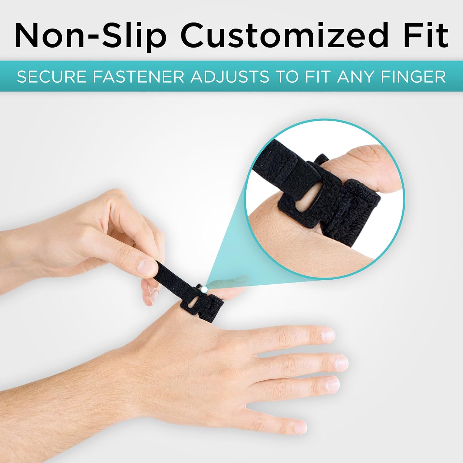 Buy now Vive Trigger Finger Splint - Support Brace for Middle, Ring, Index, Thumb, Pinky, and Hands - Straightening Curved, Bent, Locked Stenosing Tenosynovitis Tendon Lock Release Knuckle Stabilizer - HSA/FSA at indiglob india
