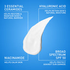 CeraVe AM Facial Moisturizing Lotion SPF 50, Face Moisturizer with SPF, 3oz | Travel Size Skin Care, Hyaluronic Acid and Niacinamide That Blends with No White Cast, Non-Greasy & Non-Comedogenic