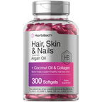 Horbäach Hair Skin and Nails Vitamins | 300 Softgels