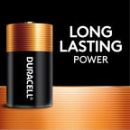 Buy now Duracell Coppertop D Batteries, 2 Count (1 Pack), D Battery with Long-lasting Power, All-Purpose Alkaline Battery for Household and Office Devices at indiglob india