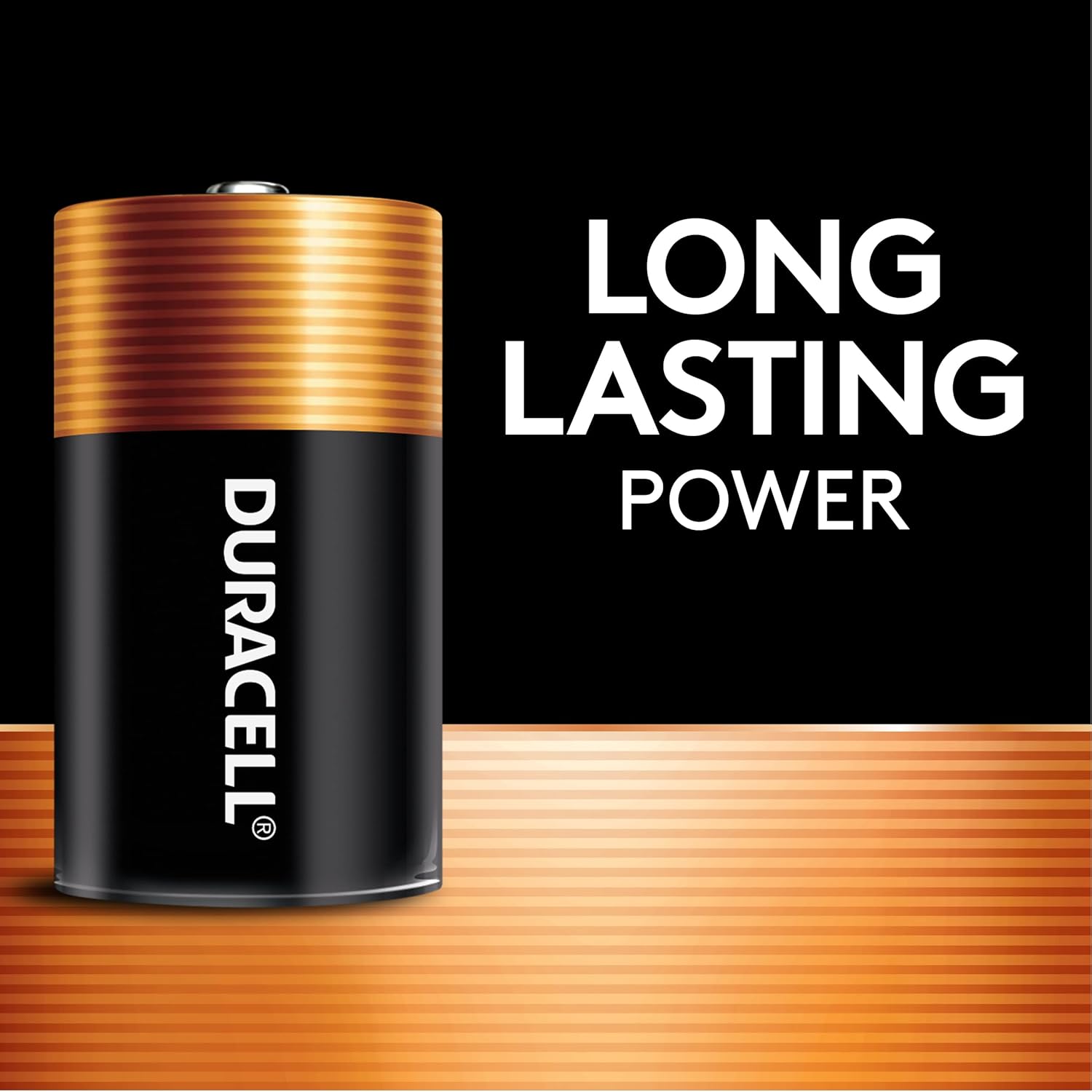 Buy now Duracell Coppertop D Batteries, 2 Count (1 Pack), D Battery with Long-lasting Power, All-Purpose Alkaline Battery for Household and Office Devices at indiglob india