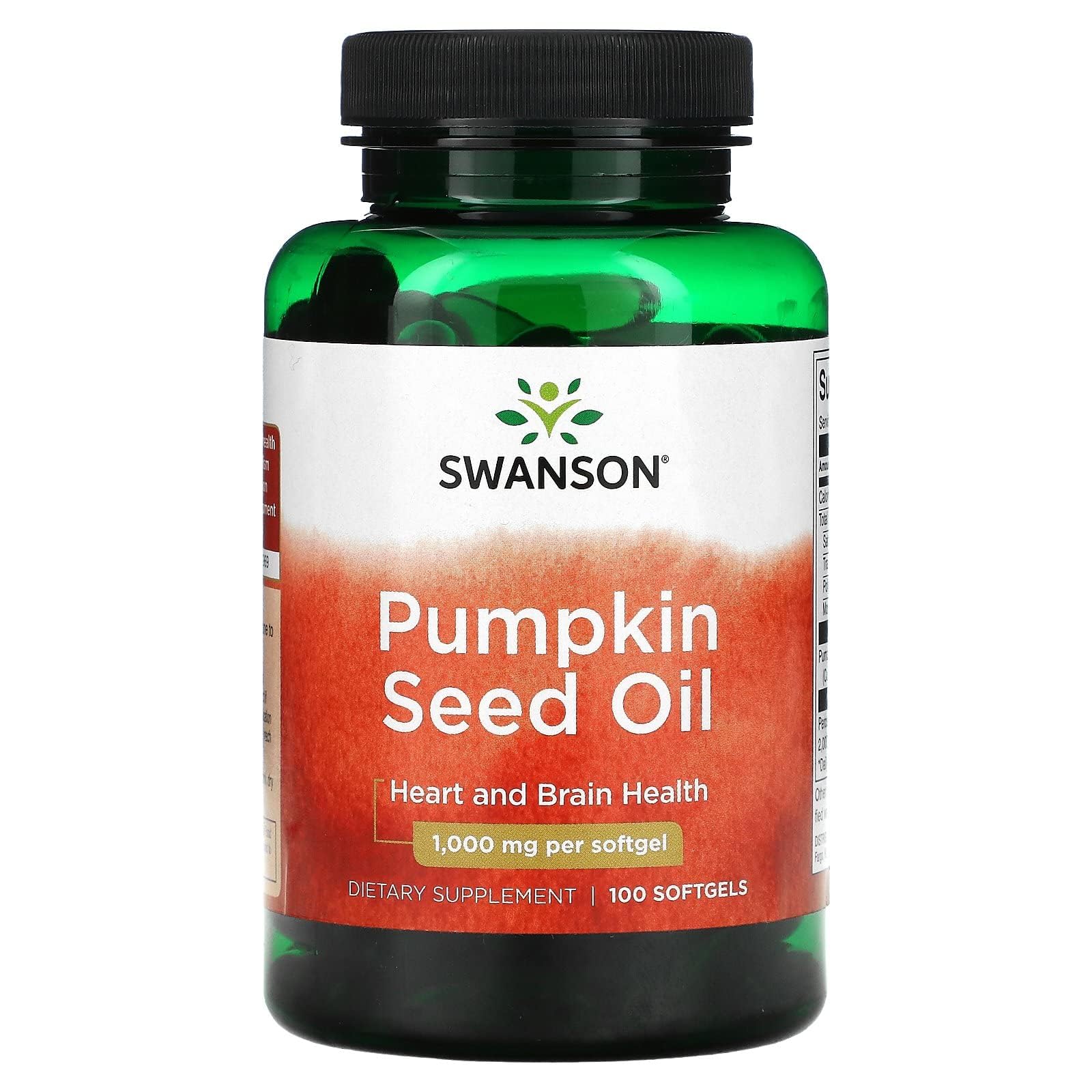 Buy now Swanson, Pumpkin Seed Oil, 1,000 mg, 100 Softgels at indiglob india