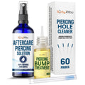 BodyJ4You Piercing Aftercare Kit - Spray Bump Oil Piercing Cleaner Floss