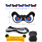 Halloween Decorations, 5 Pack Glowing & Flashing LED Eye Lights for Indoor/Outdoor Use, Bush, Yard, Window, Party