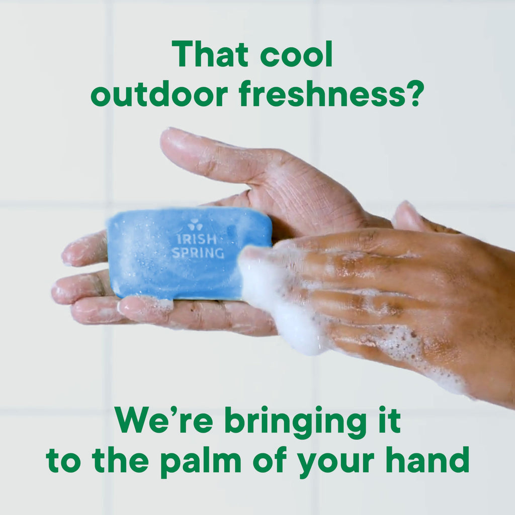 Buy now Irish Spring Icy Blast Bar Soap for Men, Mens Soap, Smell Fresh and Clean 12 Hours, Men Bars Washing Hands Body, Mild Skin, Recyclable Carton, 24 Pack, 3.7 Oz at indiglob india
