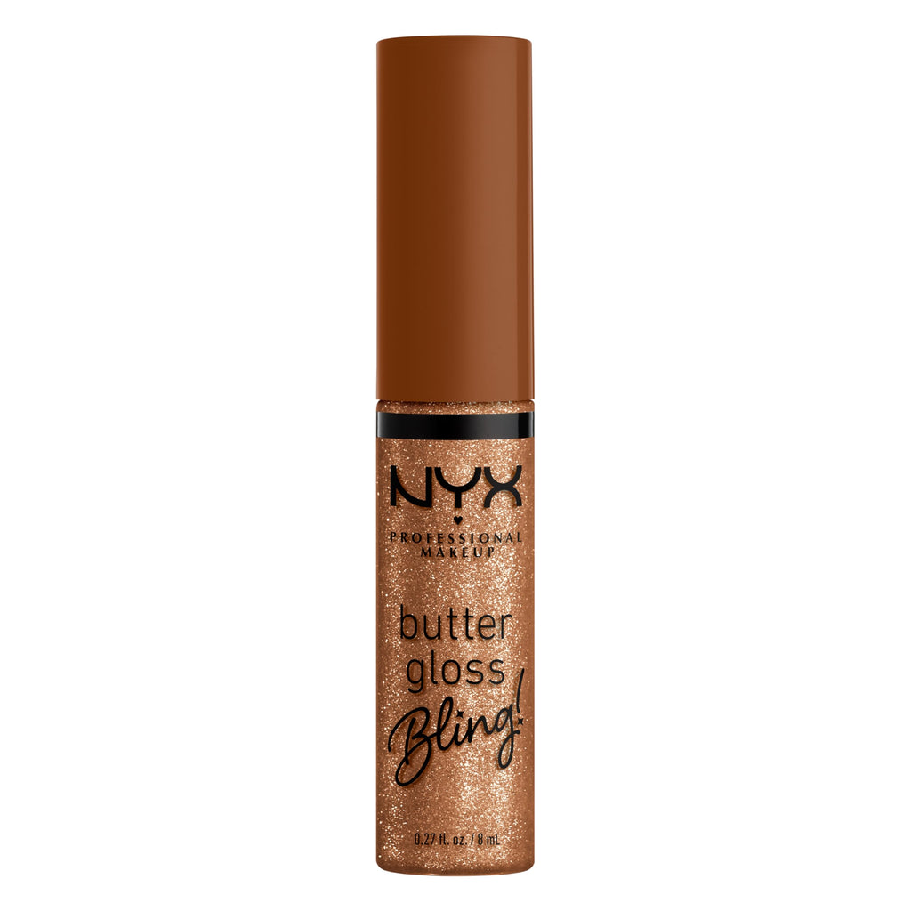 Buy now NYX PROFESSIONAL MAKEUP Butter Gloss Bling Lip Gloss, Non Sticky and Shiny Vegan Lip Makeup - Shimmer Down at indiglob india