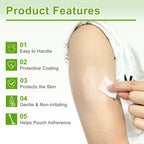 Carbou Skin Barrier Wipes, 100Pcs Skin Prep Wipes for Ostomy