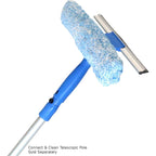 Buy now Unger Professional 2-in-1 Squeegee and Scrubber, 14â€ Window Cleaning Tool with Streak-Free Results, Commercial and Residential Use, Microfiber Sleeve to Clean without Scratching at indiglob india