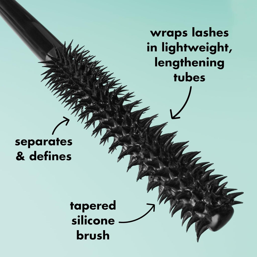 Buy now e.l.f. Lash XTNDR Mascara, Made With Tubing Technology For The Look Of Lash Extensions, Clump & Flake Free, Vegan & Cruelty-Free, Pitch Black at indiglob india