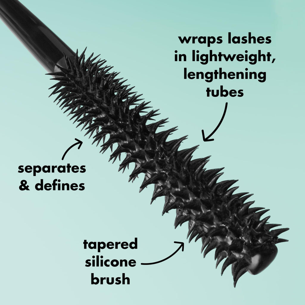 e.l.f. Lash XTNDR Mascara, Pitch Black | Made With Tubing Technology For The Look Of Lash Extensions, Clump & Flake Free, Vegan & Cruelty-Free