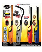 Scripto AIM 'N Flame Multi-Purpose Lighters, Pack of 4