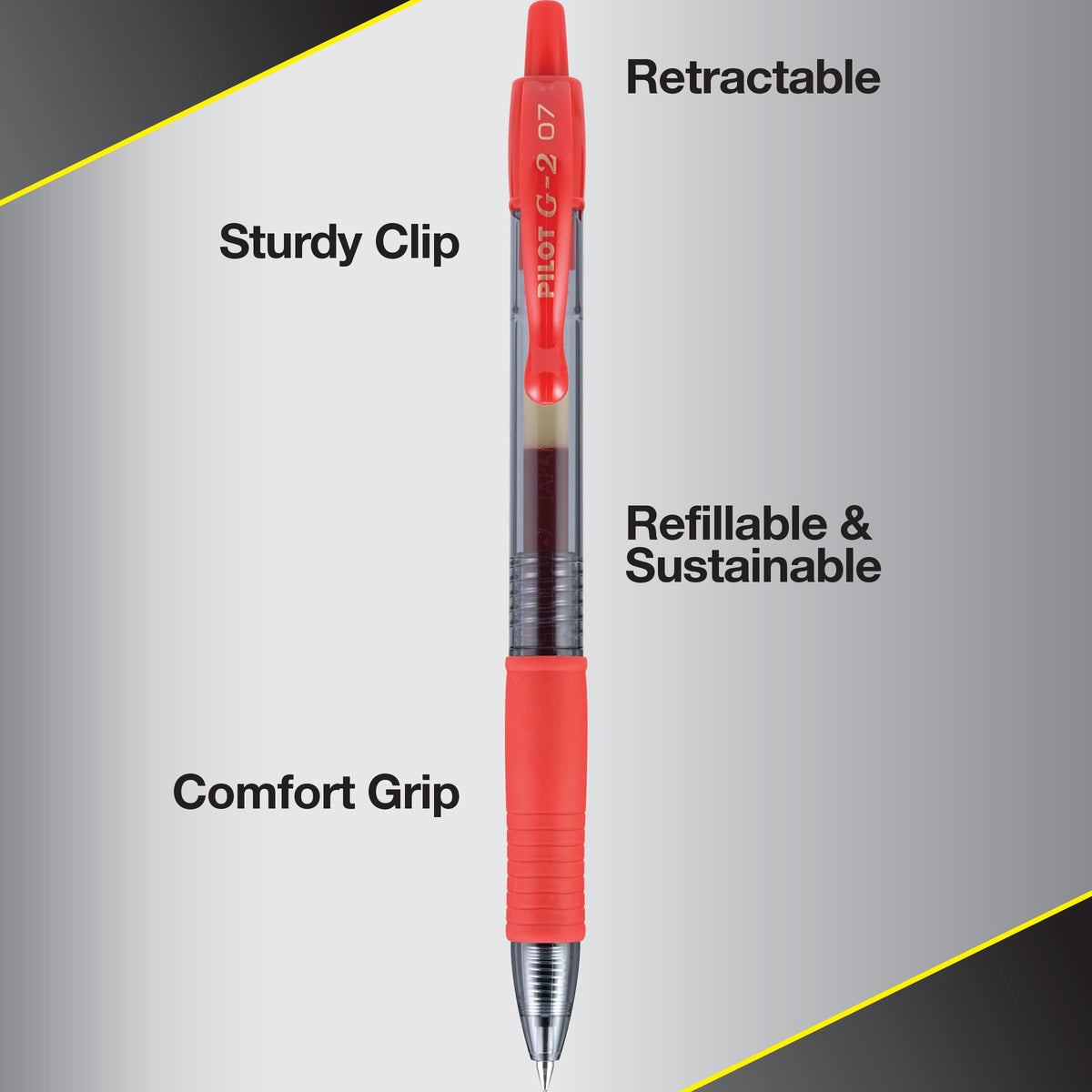 PILOT G2 Premium Gel Ink Pens, Fine Point 0.7mm, Assorted Inks, 8 Count