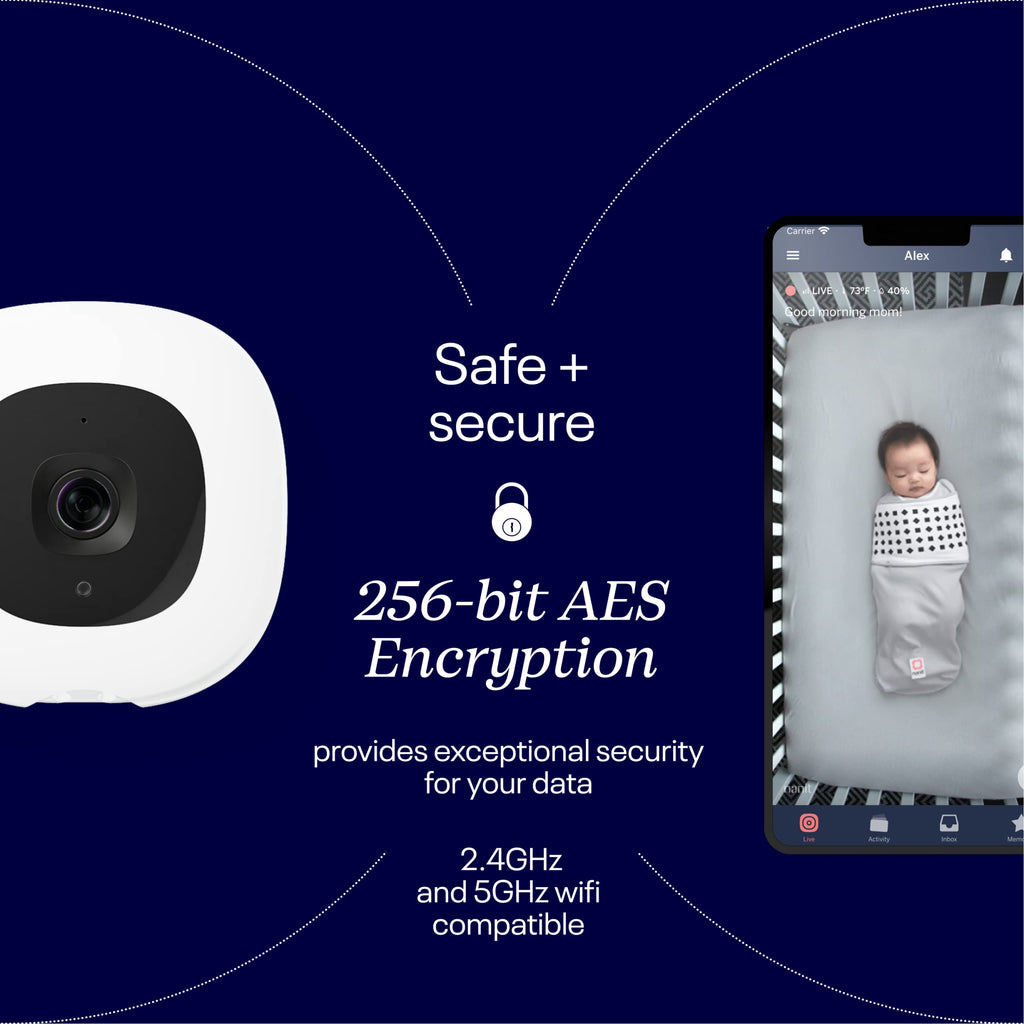 Buy now Nanit Pro Smart Baby Monitor & Wall Mount - 1080p Secure Wi-Fi Video Camera, Sensor-Free Sleep & Breathing Motion Tracker, 2-Way Audio, Sound & Motion Alerts, Night Vision, and Breathing Band - Black at indiglob india