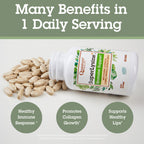 Quantum Health SuperLysine+ 1500mg L-lysine Immune Support 180 Tablets | Essential Amino Acid, Vitamin C, Echinacea, Licorice, Bee Propolis & Odorless Garlic, Daily Formula