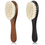 Buy now Shappy 2 Pieces Barber Fade Brush Men Beard Brush Neck Duster Cleaning Grooming Tool Soft Beard with Wooden Handle for Barber Hair Cutting Kits(Black, Red) at indiglob india