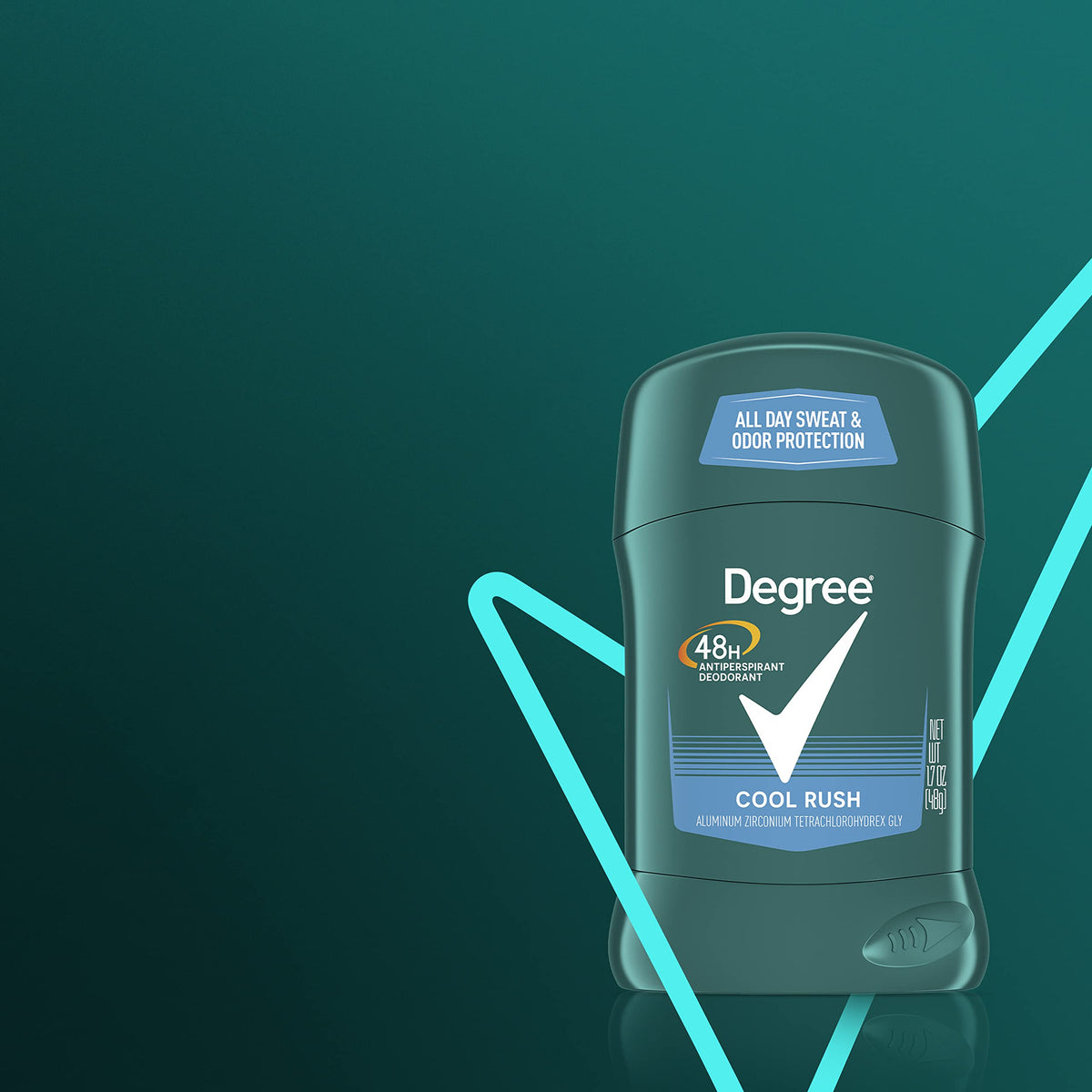 Degree Men Protection Antiperspirant Deodorant Cool Rush 12ct 1.7 oz