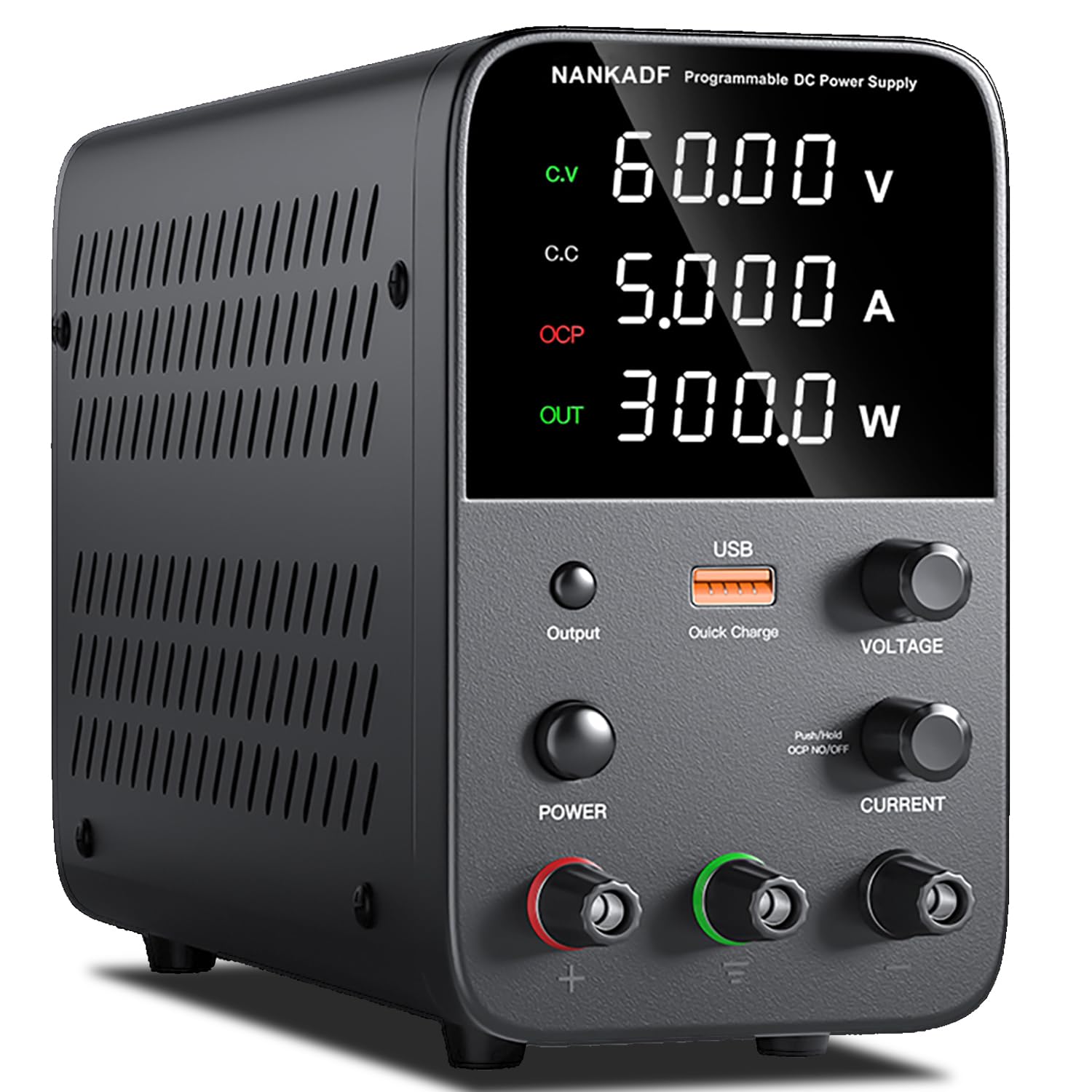 Buy now DC Power Supply Variable, Bench Power Supply with Encoder Adjustment Knob, Output Enable/Disable Button, Adjustable Power Supplies with USB Quick-Charge, Short Circuit Alam (30V 10A Black) 60V 5A BLACK at indiglob india