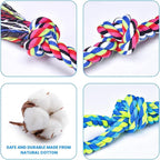 Feeko Dog Rope Toys for Large Breed Aggressive Chewers, Tough Chew Dog Toys