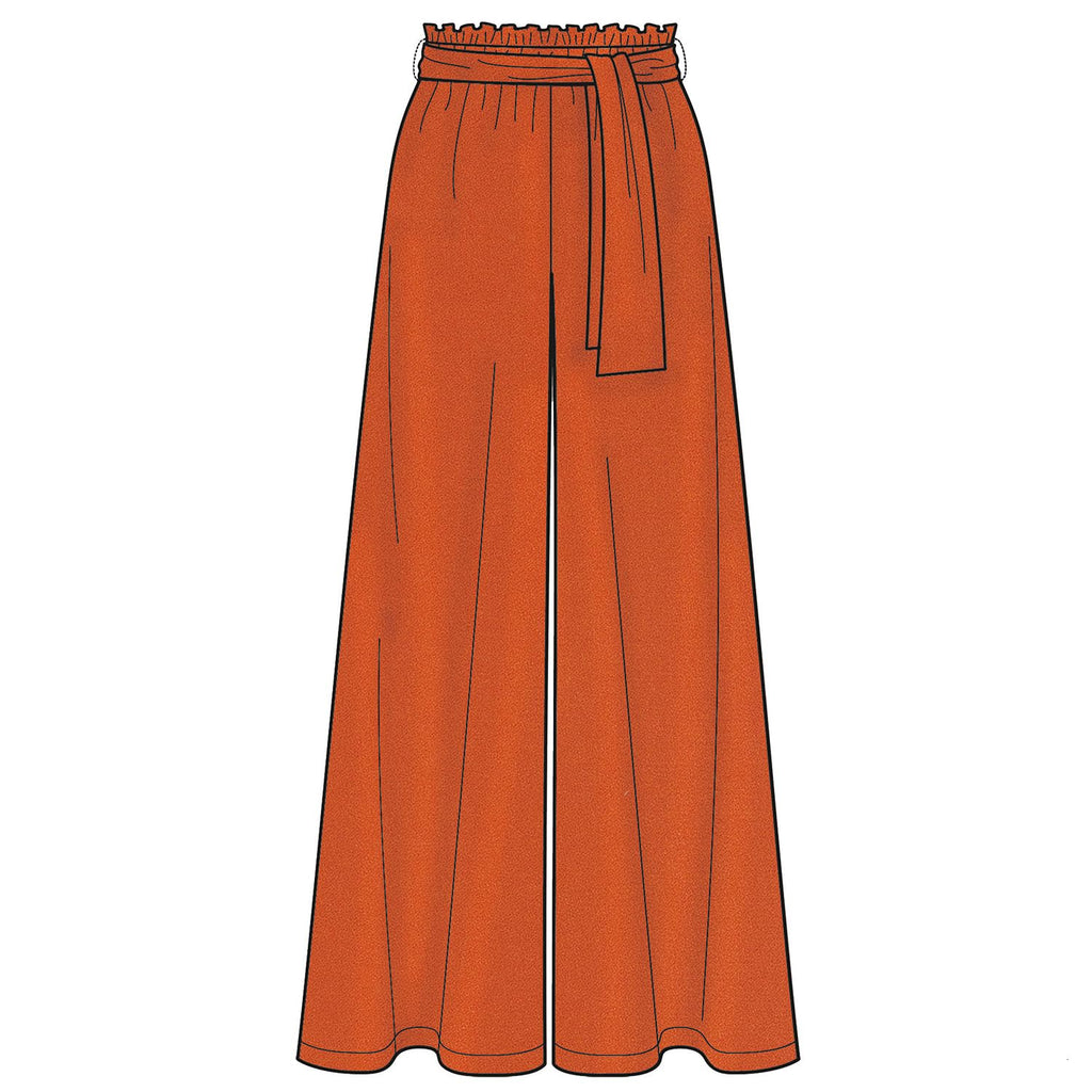 Buy now Simplicity US8605A Easy to Sew Women's Skirts and Loose Fitting Pants Sewing Patterns, Sizes 6-24 at indiglob india
