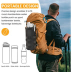 Buy now Molle Water Bottle Holder, Upgraded 1000D Nylon Tactical Molle Water Bottle Pouch, Sports Water Bottle Bag Bottom Mesh Lining Hydration Carrier for Camping, Climbing, Hiking and Travelling at indiglob india