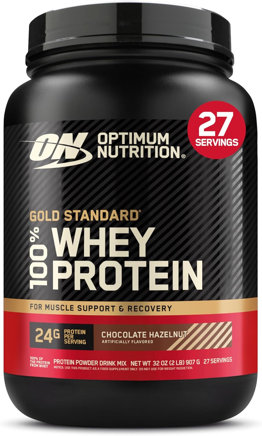 Buy now Optimum Nutrition Gold Standard 100% Whey Protein Powder, Double Rich Chocolate, 1 Pound (Pack of 1) at indiglob india
